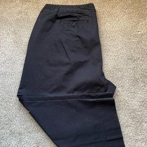 Talbots Black Classic Fit Capris